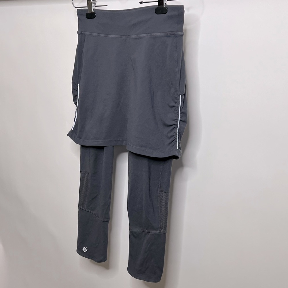 Athleta Women’s Contender 2 In 1 Capris/Skirt/Leggings - Picture 4 of 8